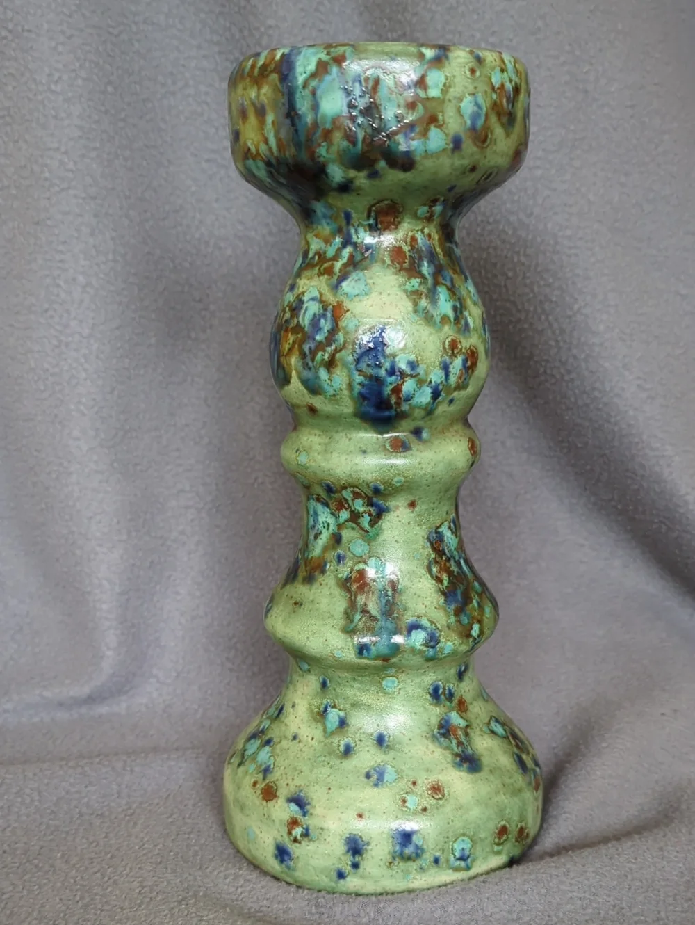 Handcrafted Pottery Candleholder.